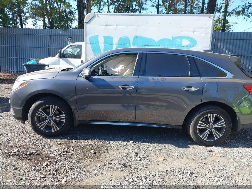 2018 Acura Mdx VIN: 5J8YD4H34JL023554 Lot: 43376768