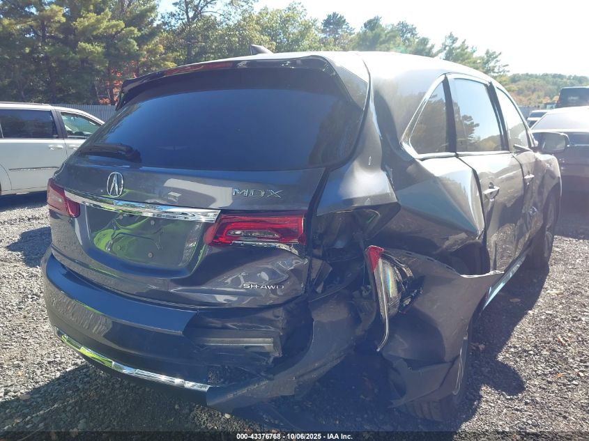2018 Acura Mdx VIN: 5J8YD4H34JL023554 Lot: 43376768