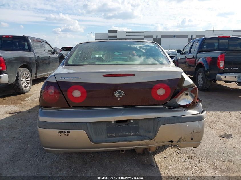 2003 Chevrolet Impala VIN: 2G1WF52E539442872 Lot: 43376777