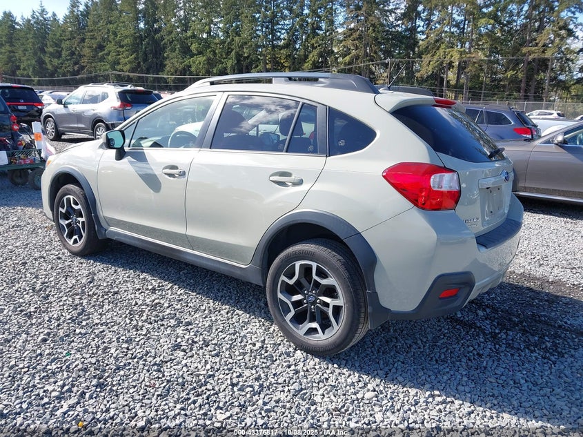 2017 Subaru Crosstrek 2.0 2.0i Premium Beige Lot 111043376817 Vin JF2GPABC5HH242997