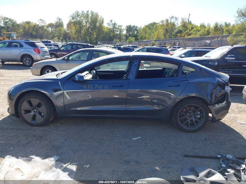 2023 Tesla Model 3 Long Range Dual Motor All-Wheel Drive VIN: 5YJ3E1EB3PF701531 Lot: 43376871