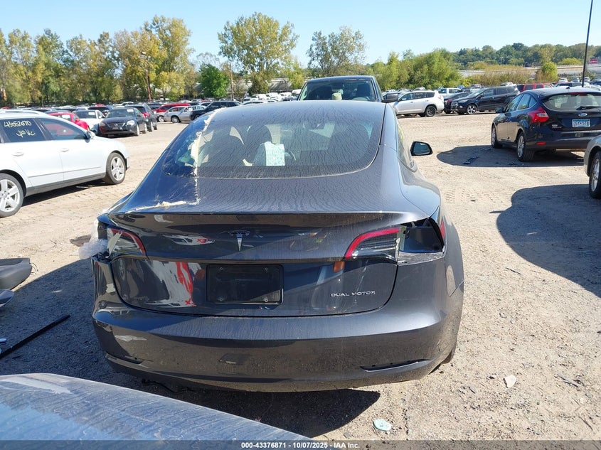 2023 Tesla Model 3 Long Range Dual Motor All-Wheel Drive VIN: 5YJ3E1EB3PF701531 Lot: 43376871