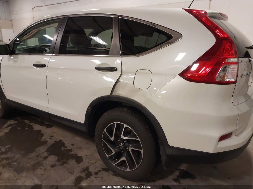 2016 Honda Cr-V Se VIN: 5J6RM4H43GL083968 Lot: 43376935