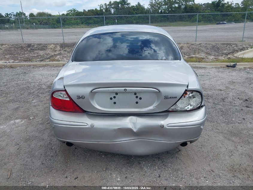 2002 Jaguar S-Type 3.0L V6 VIN: SAJDA03N92FM38815 Lot: 43376939