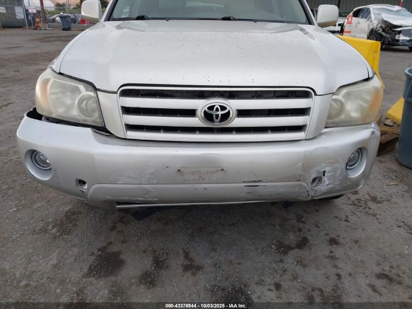 2007 Toyota Highlander Limited V6 VIN: JTEEP21AX70230607 Lot: 43376944