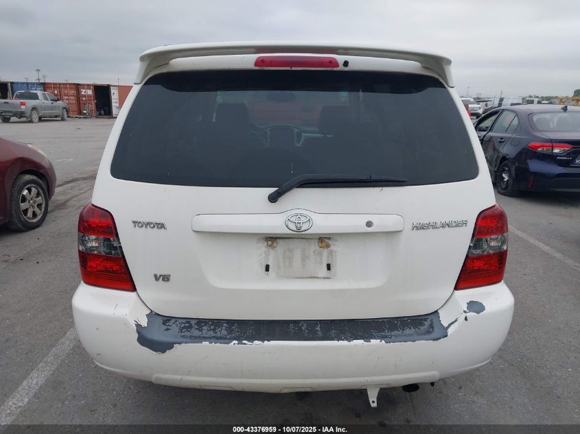 2004 Toyota Highlander Limited V6 VIN: JTEDP21A240021871 Lot: 43376959