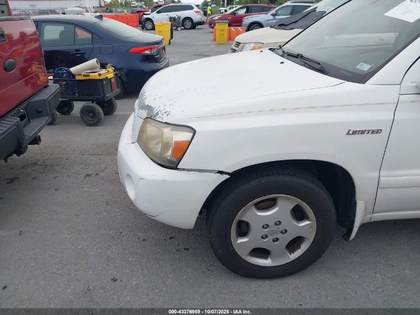 2004 Toyota Highlander Limited V6 VIN: JTEDP21A240021871 Lot: 43376959