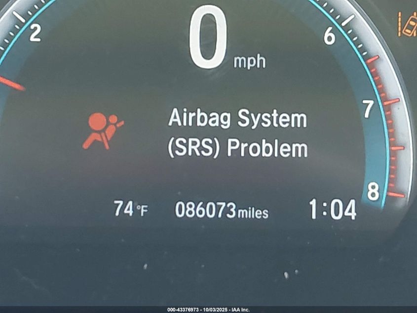 2017 Honda Civic Touring VIN: 2HGFC1F92HH643701 Lot: 43376973