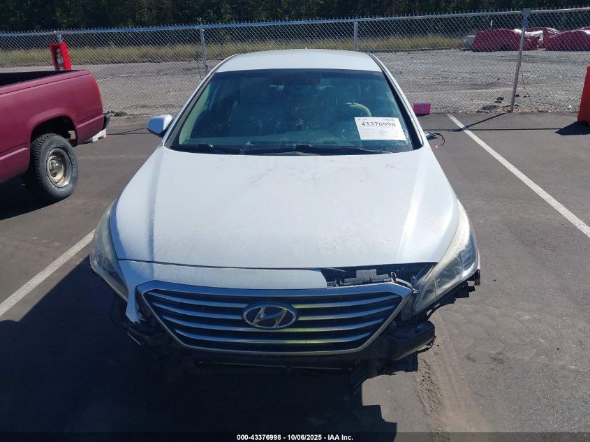 2017 Hyundai Sonata Se VIN: 5NPE24AF1HH449230 Lot: 43376998