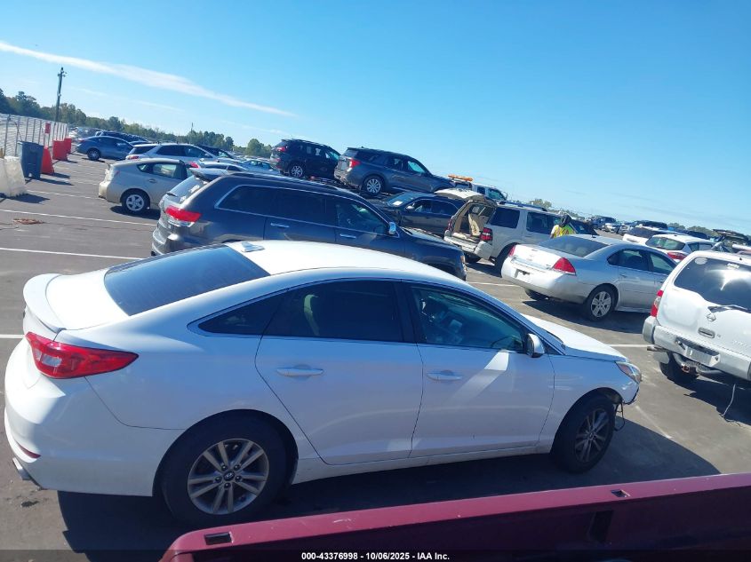 2017 Hyundai Sonata Se VIN: 5NPE24AF1HH449230 Lot: 43376998