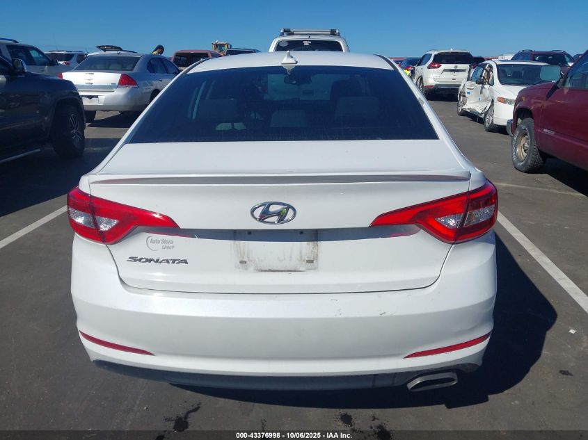2017 Hyundai Sonata Se VIN: 5NPE24AF1HH449230 Lot: 43376998