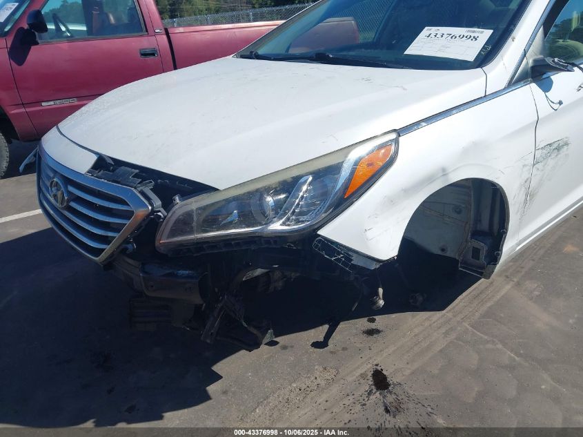 2017 Hyundai Sonata Se VIN: 5NPE24AF1HH449230 Lot: 43376998