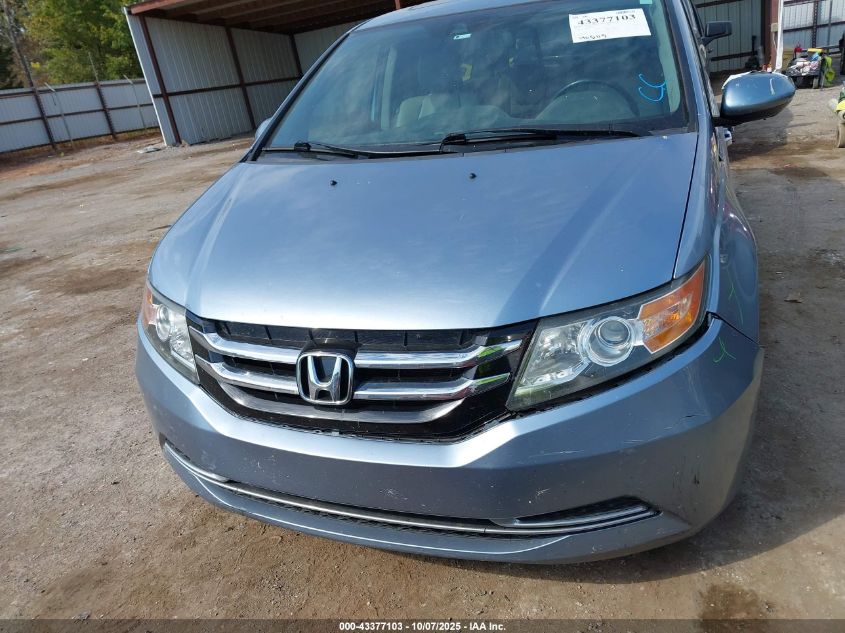 2014 Honda Odyssey Ex-L VIN: 5FNRL5H69EB036122 Lot: 43377103