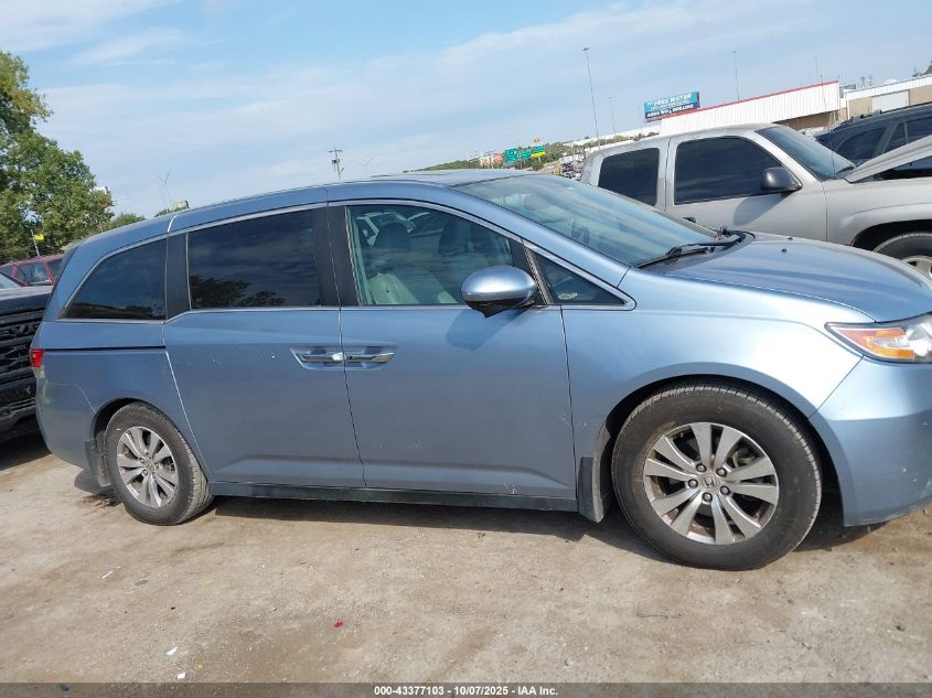 2014 Honda Odyssey Ex-L VIN: 5FNRL5H69EB036122 Lot: 43377103