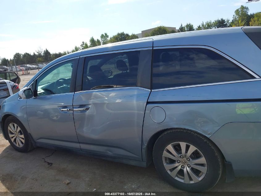 2014 Honda Odyssey Ex-L VIN: 5FNRL5H69EB036122 Lot: 43377103