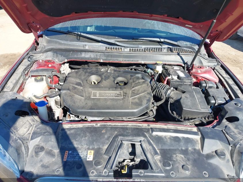 2018 Lincoln Mkz Select VIN: 3LN6L5D9XJR619693 Lot: 43377118