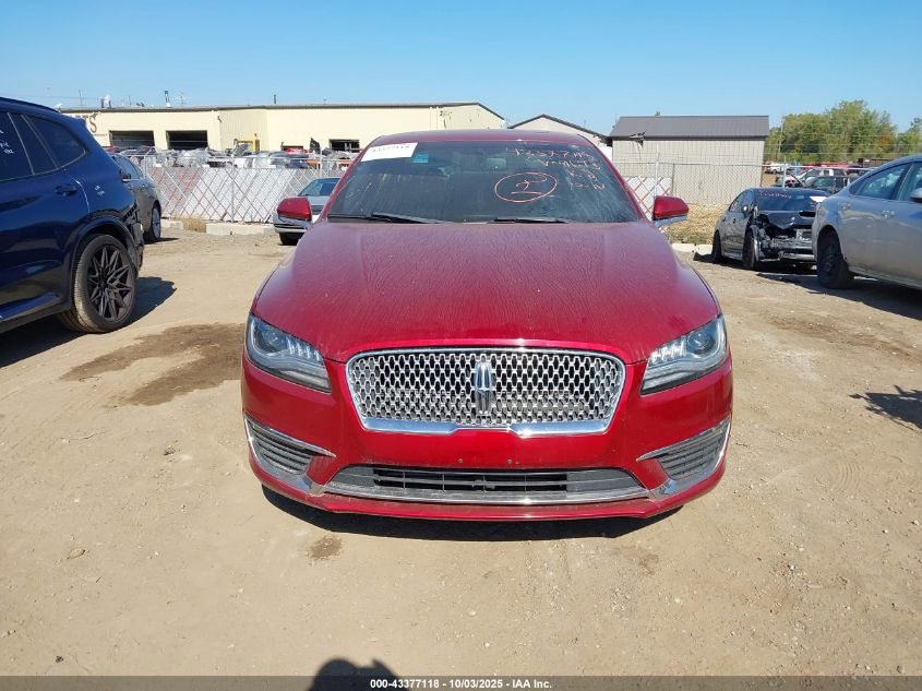 2018 Lincoln Mkz Select VIN: 3LN6L5D9XJR619693 Lot: 43377118