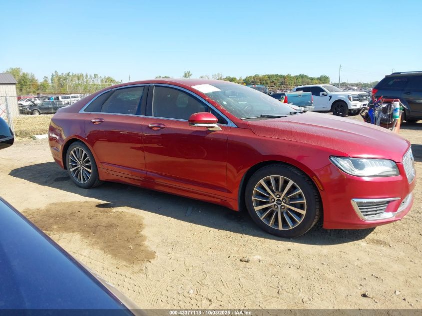 2018 Lincoln Mkz Select VIN: 3LN6L5D9XJR619693 Lot: 43377118