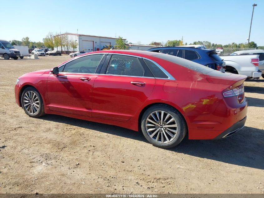2018 Lincoln Mkz Select VIN: 3LN6L5D9XJR619693 Lot: 43377118