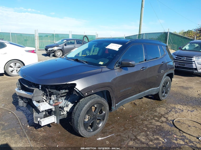 2018 Jeep Compass 2.4 Altitude 4x4 Grey Lot 111043377124 Vin 3C4NJDBB9JT304103
