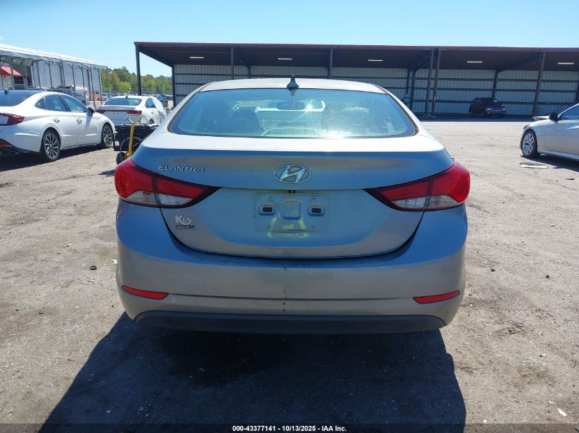 2015 Hyundai Elantra Se VIN: KMHDH4AE3FU320812 Lot: 43377141