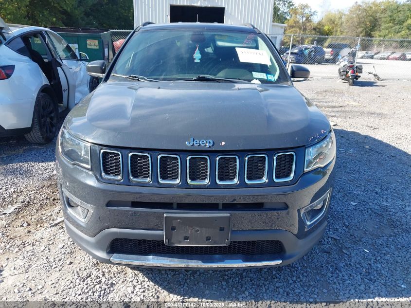 2018 Jeep Compass Limited 4X4 VIN: 3C4NJDCB0JT396054 Lot: 43377142