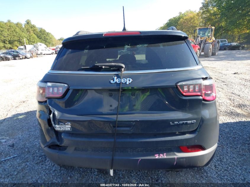 2018 Jeep Compass Limited 4X4 VIN: 3C4NJDCB0JT396054 Lot: 43377142