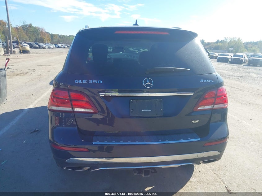 2016 MERCEDES-BENZ GLE 350 4MATIC - 4JGDA5HB3GA760344