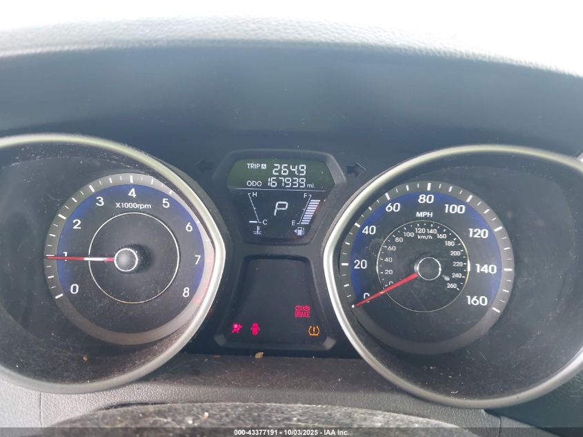 2012 Hyundai Elantra Gls (Ulsan Plant) VIN: KMHDH4AE6CU205018 Lot: 43377191