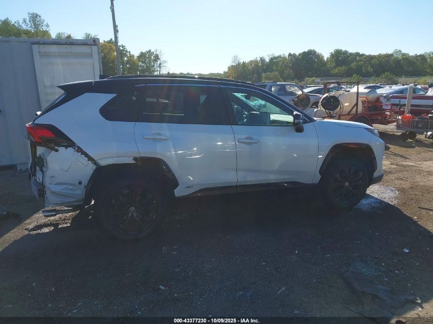 2022 Toyota Rav4 Hybrid Xse VIN: 4T3E6RFV4NU073127 Lot: 43377230