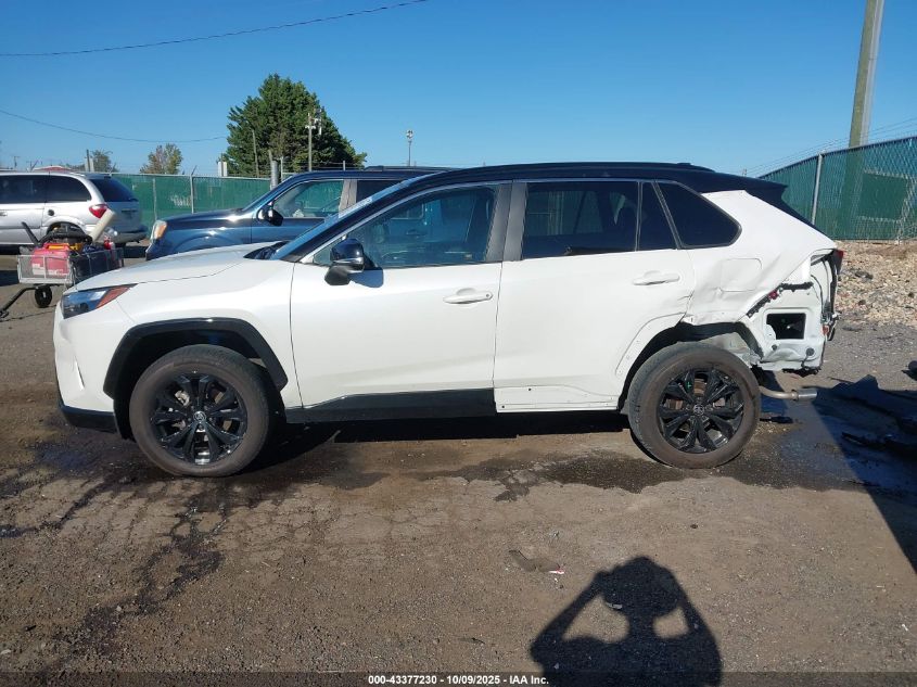 2022 Toyota Rav4 Hybrid Xse VIN: 4T3E6RFV4NU073127 Lot: 43377230