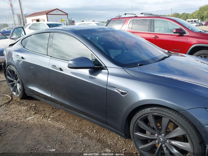 2017 Tesla Model S 100D/60D/75D/90D/P100D VIN: 5YJSA1E25HF196486 Lot: 43377281