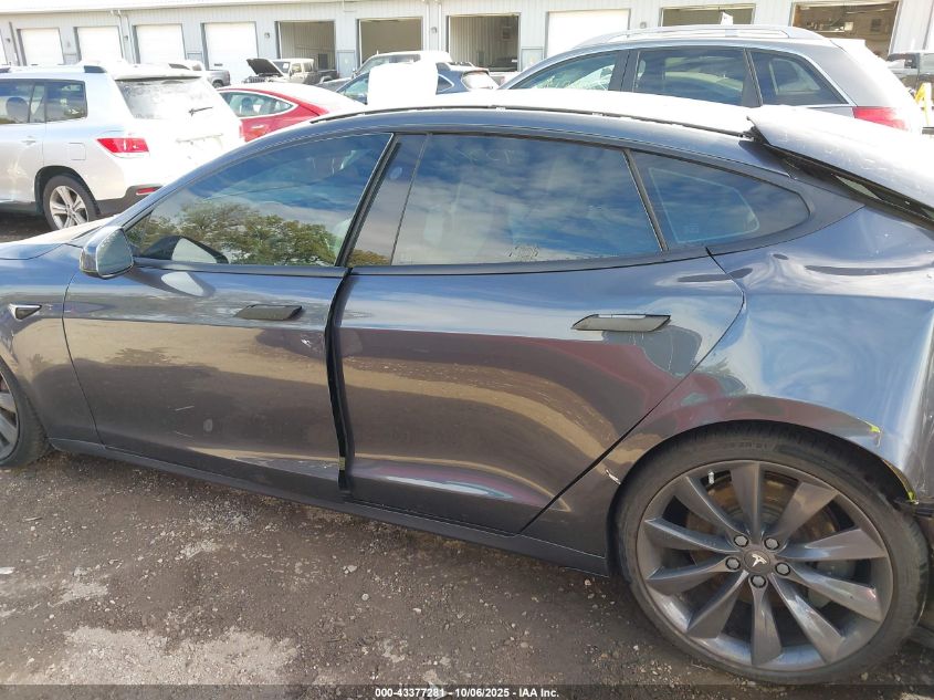 2017 Tesla Model S 100D/60D/75D/90D/P100D VIN: 5YJSA1E25HF196486 Lot: 43377281