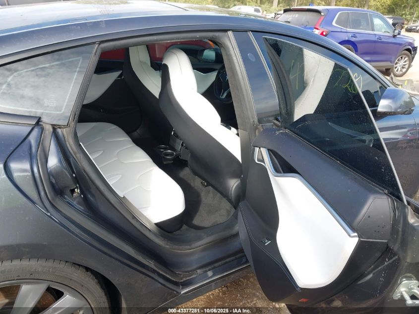 2017 Tesla Model S 100D/60D/75D/90D/P100D VIN: 5YJSA1E25HF196486 Lot: 43377281