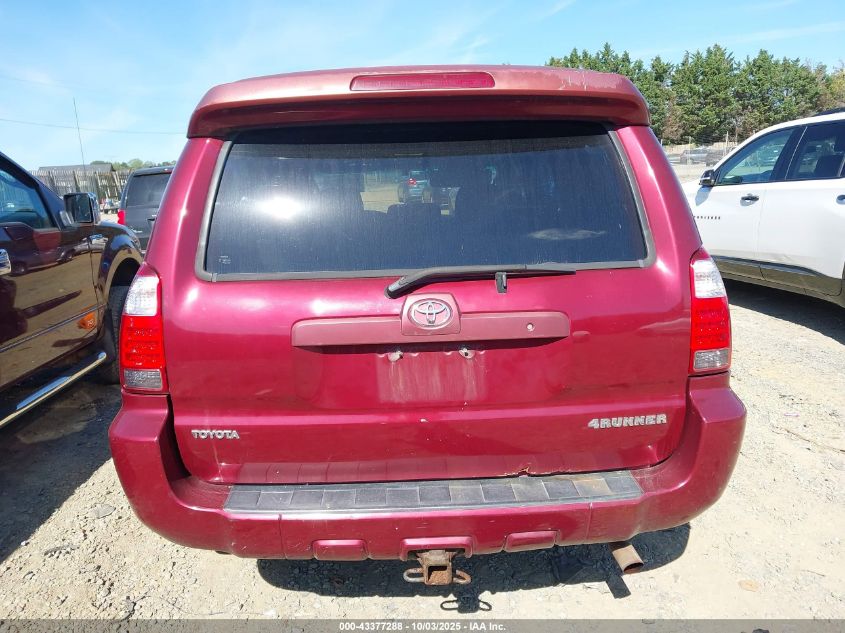 2006 Toyota 4Runner Sr5 Sport V6 VIN: JTEBU14RX68064399 Lot: 43377288