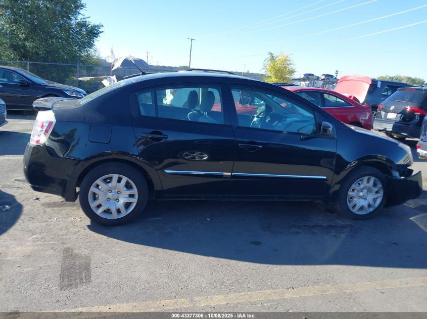 2012 Nissan Sentra 2.0 S VIN: 3N1AB6AP0CL623125 Lot: 43377306