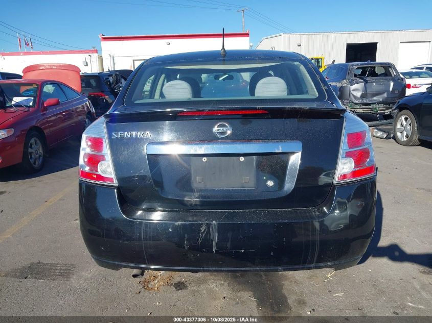 2012 Nissan Sentra 2.0 S VIN: 3N1AB6AP0CL623125 Lot: 43377306