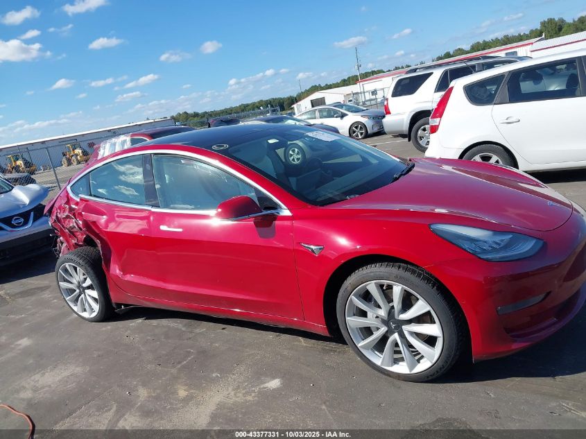 2019 Tesla Model 3 Long Range/Performance VIN: 5YJ3E1EB7KF454555 Lot: 43377331