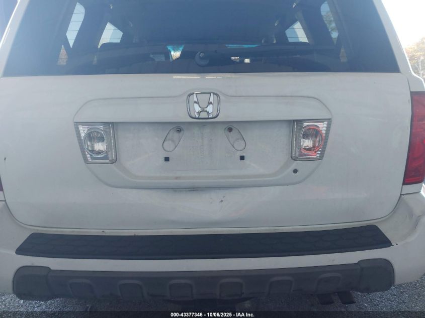 2003 Honda Pilot Ex-L VIN: 2HKYF18583H502608 Lot: 43377346