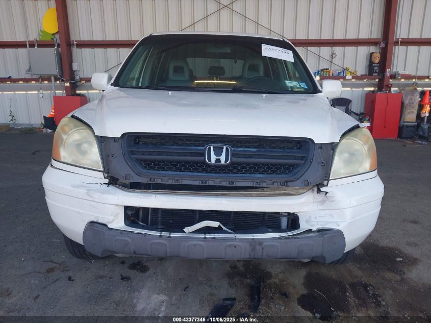 2003 Honda Pilot Ex-L VIN: 2HKYF18583H502608 Lot: 43377346