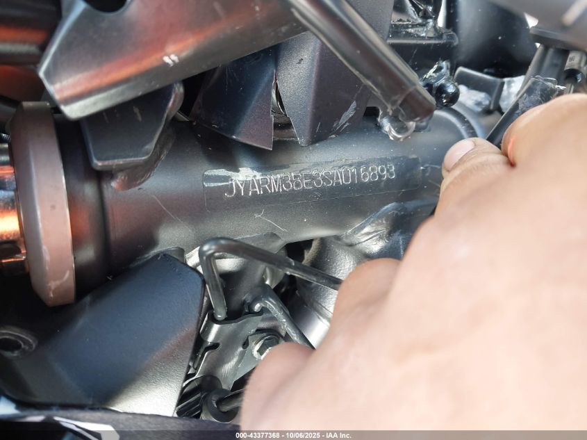 2025 Yamaha Yzfr7 VIN: JYARM38E3SA016893 Lot: 43377368