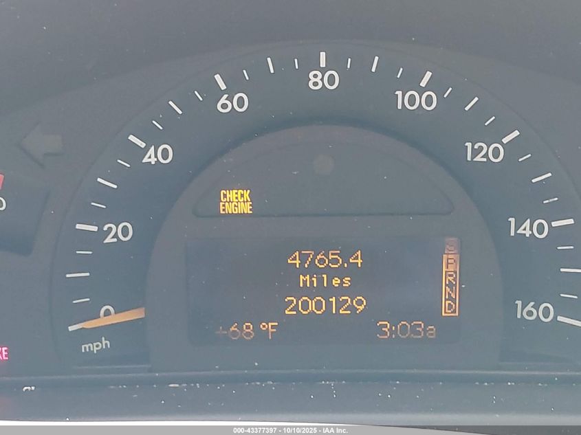 2004 Mercedes-Benz C 240 4Matic VIN: WDBRF81JX4F466354 Lot: 43377397