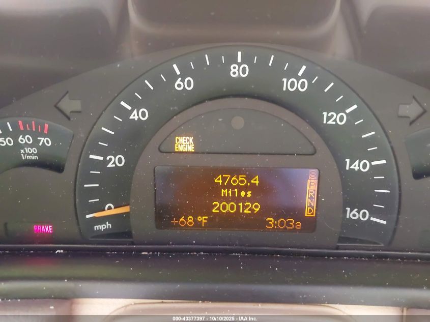 2004 Mercedes-Benz C 240 4Matic VIN: WDBRF81JX4F466354 Lot: 43377397