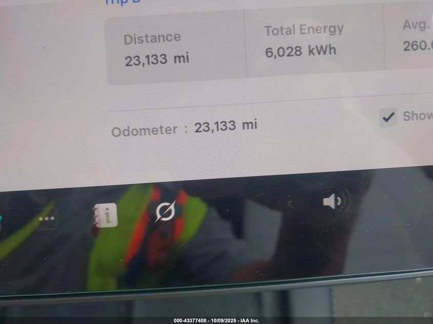 2023 Tesla Model Y Awd/Long Range Dual Motor All-Wheel Drive VIN: 7SAYGDEE7PA078247 Lot: 43377408