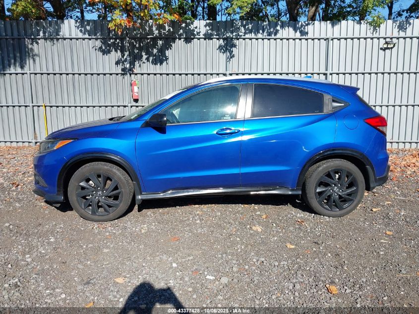 2022 Honda Hr-V Awd Sport VIN: 3CZRU6H19NM768411 Lot: 43377428