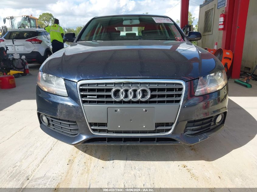 2010 Audi A4 2.0T Premium VIN: WAUBFAFL4AN066955 Lot: 43377444