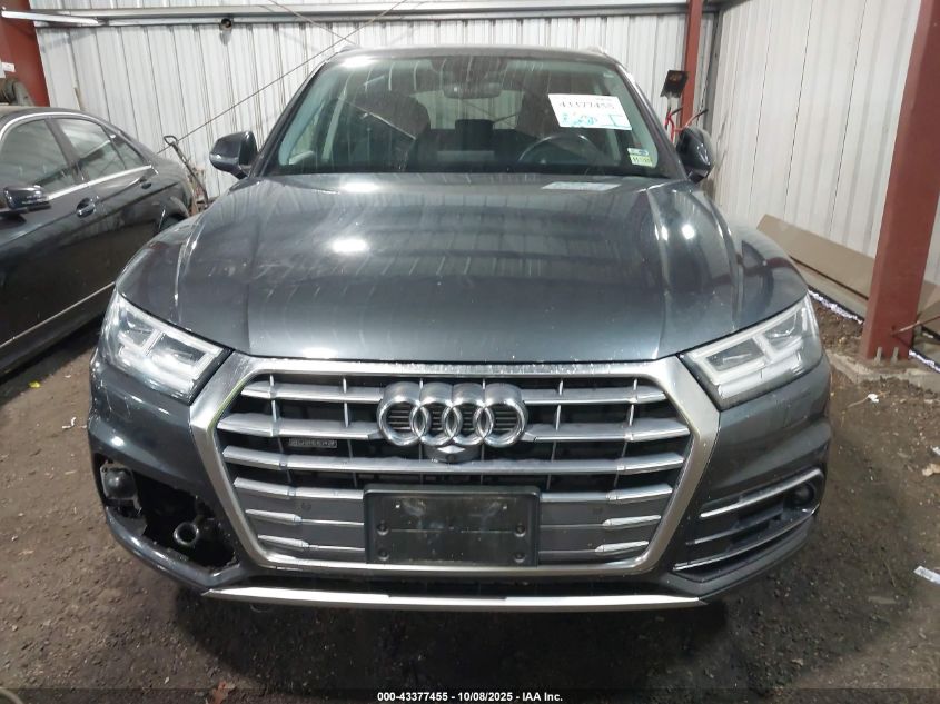 2019 Audi Q5 45 Premium VIN: WA1CNAFYXK2113683 Lot: 43377455