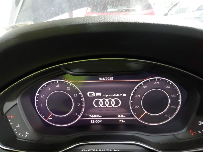 2019 Audi Q5 45 Premium VIN: WA1CNAFYXK2113683 Lot: 43377455