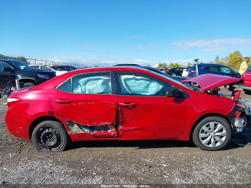 2015 Toyota Corolla Le VIN: 2T1BURHE1FC294797 Lot: 43377482