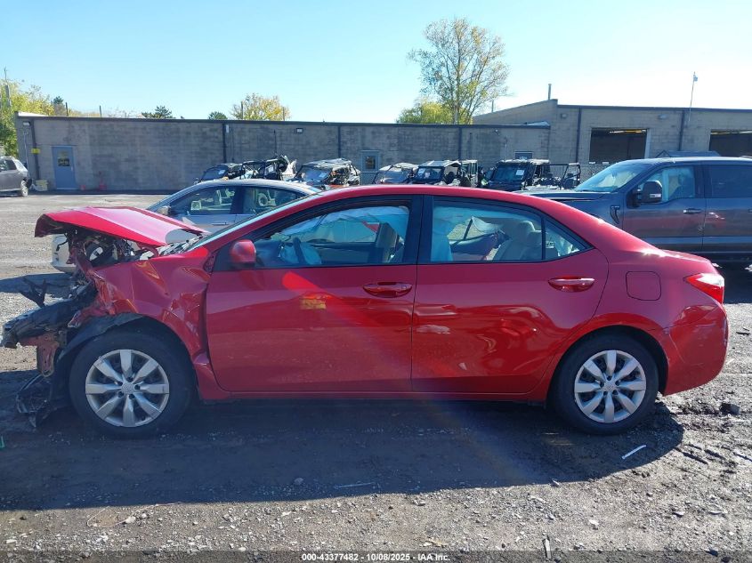2015 Toyota Corolla Le VIN: 2T1BURHE1FC294797 Lot: 43377482